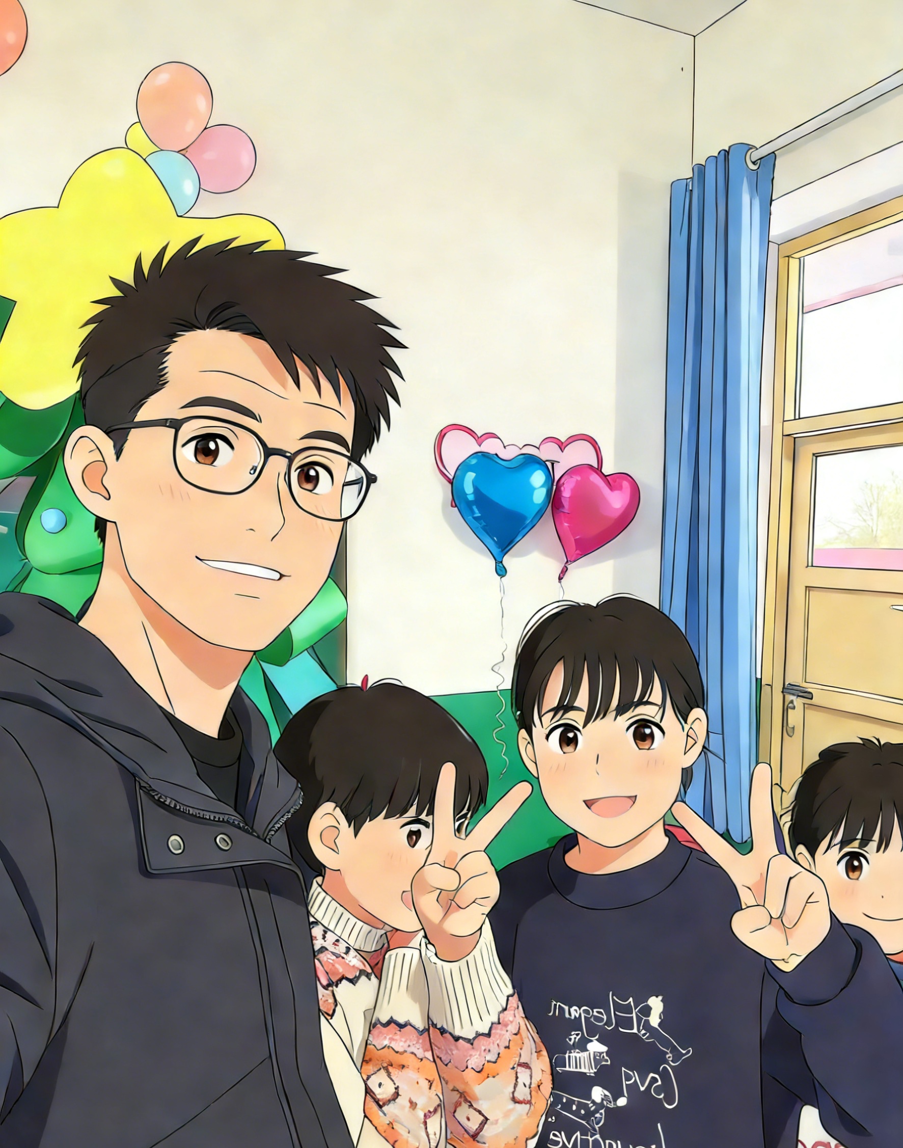 小浩老师和孩子们